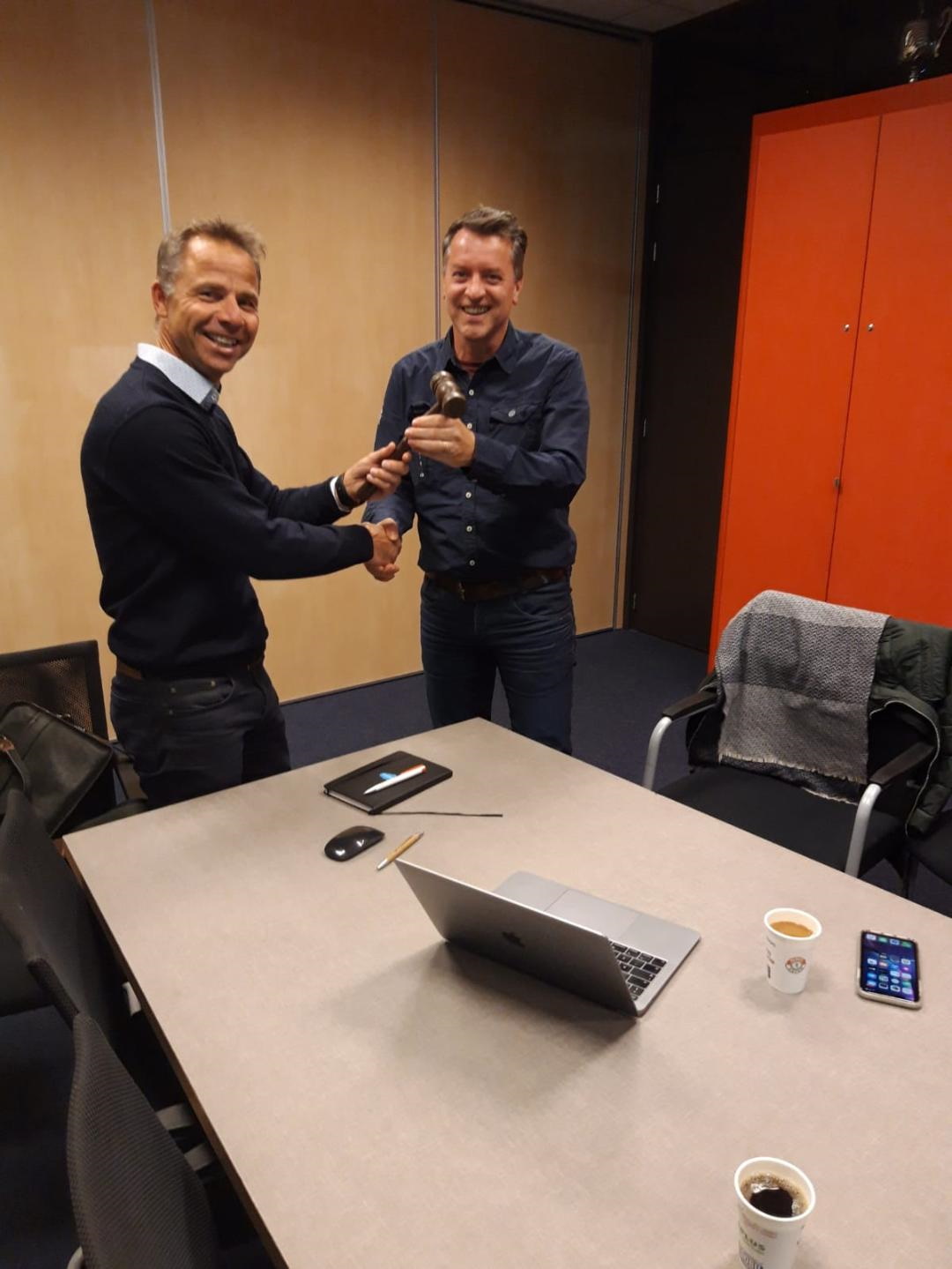 Edwin van Erp volgt Bas Adriaans op als voorzitter Jeugdbestuur