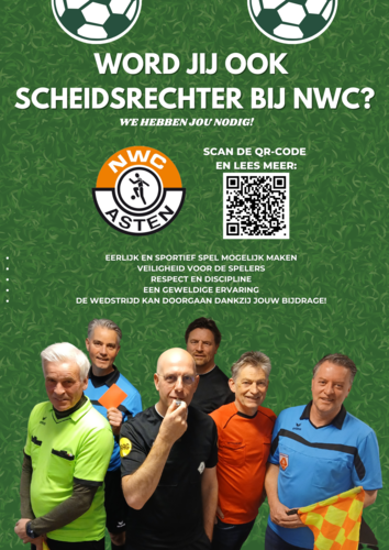 Zonder scheidsrechter geen wedstrijd!