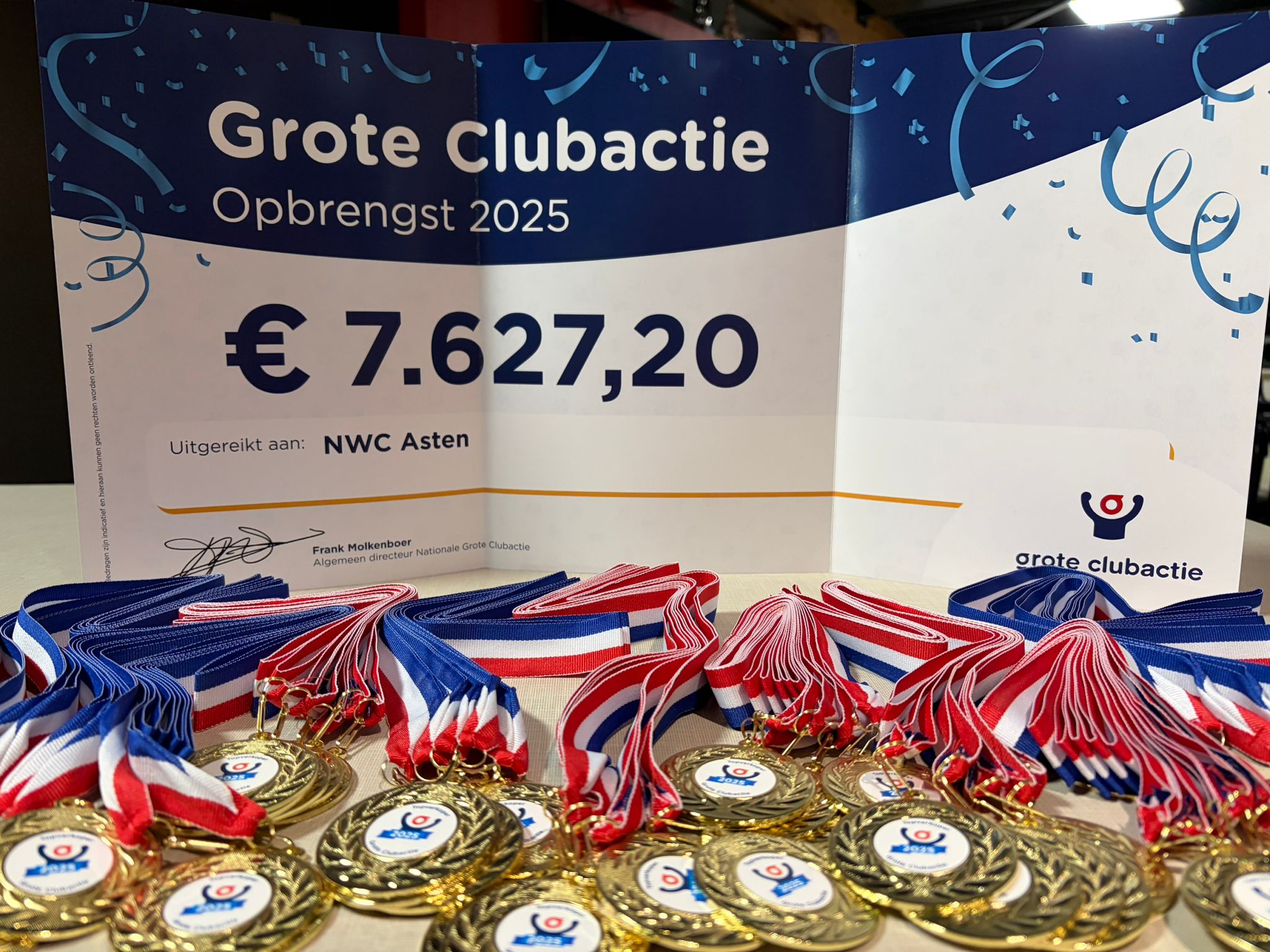 Prijsuitreiking de Grote Clubactie 2025