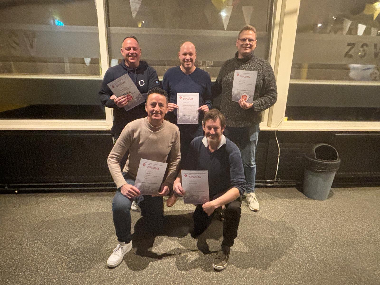 NWC weer vijf clubscheidsrechters rijker