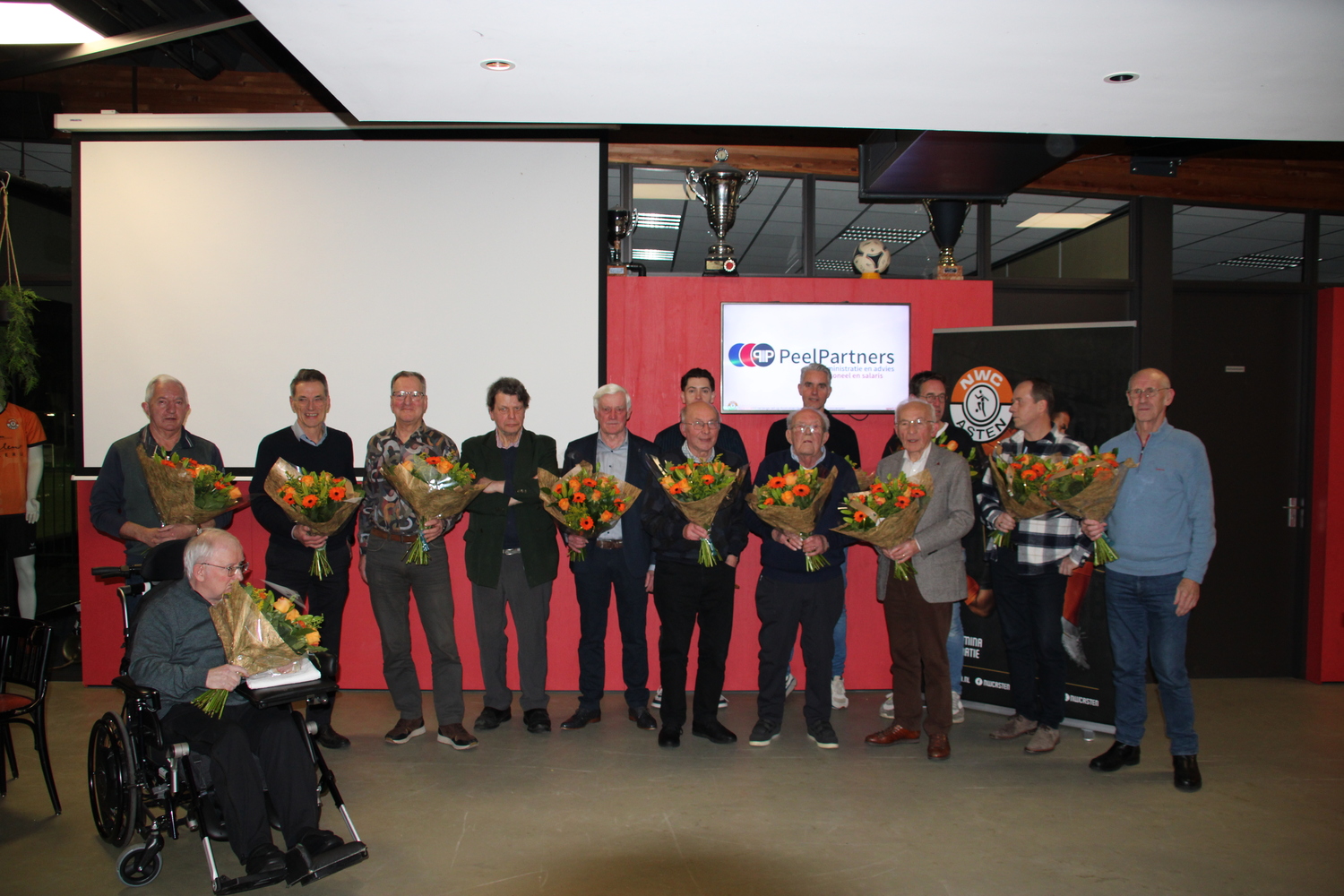 Jubilarissen gehuldigd