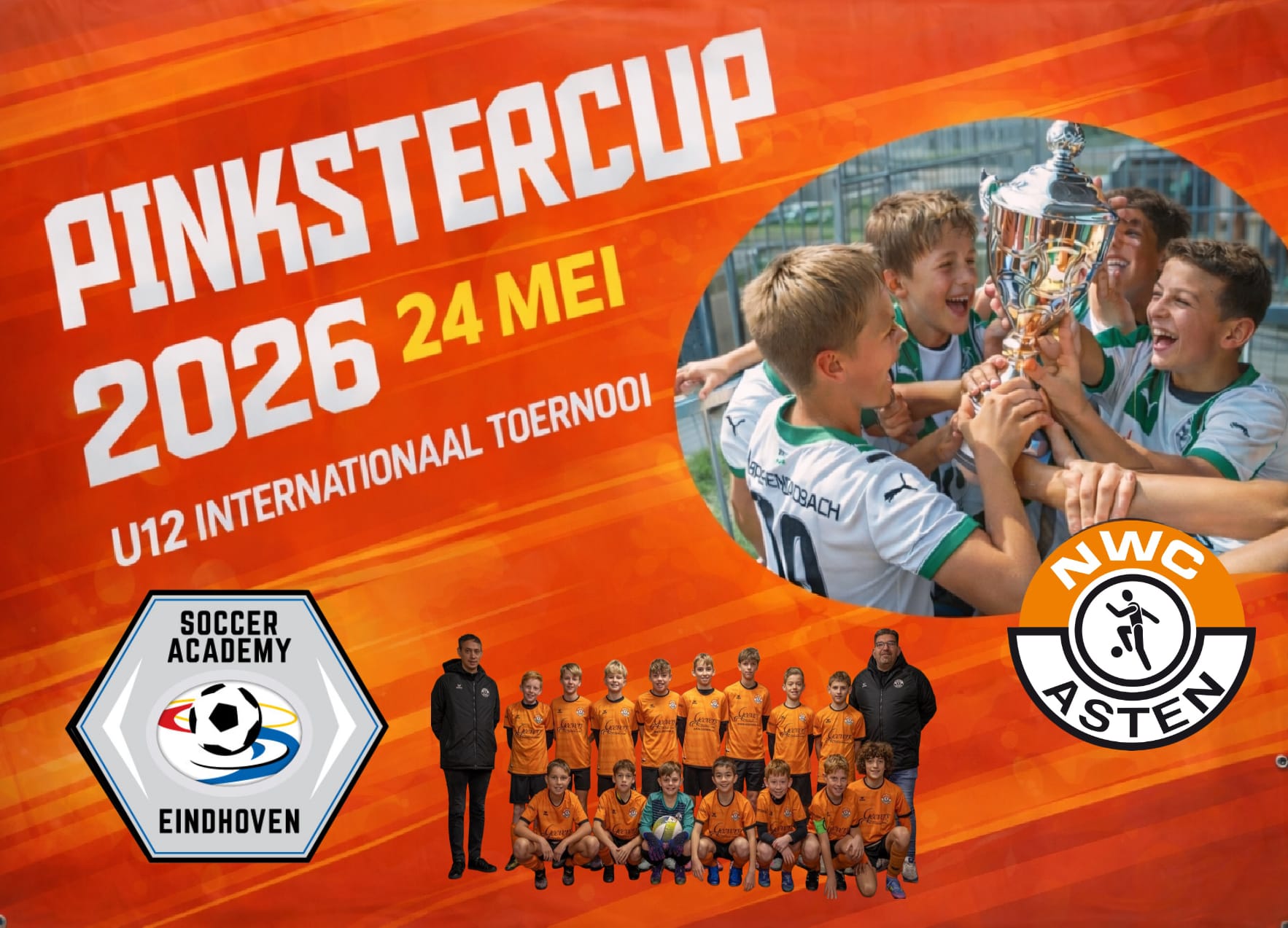 Internationaal toptalent strijkt neer in Asten: Pinkstercup U12 belooft voetbalspektakel