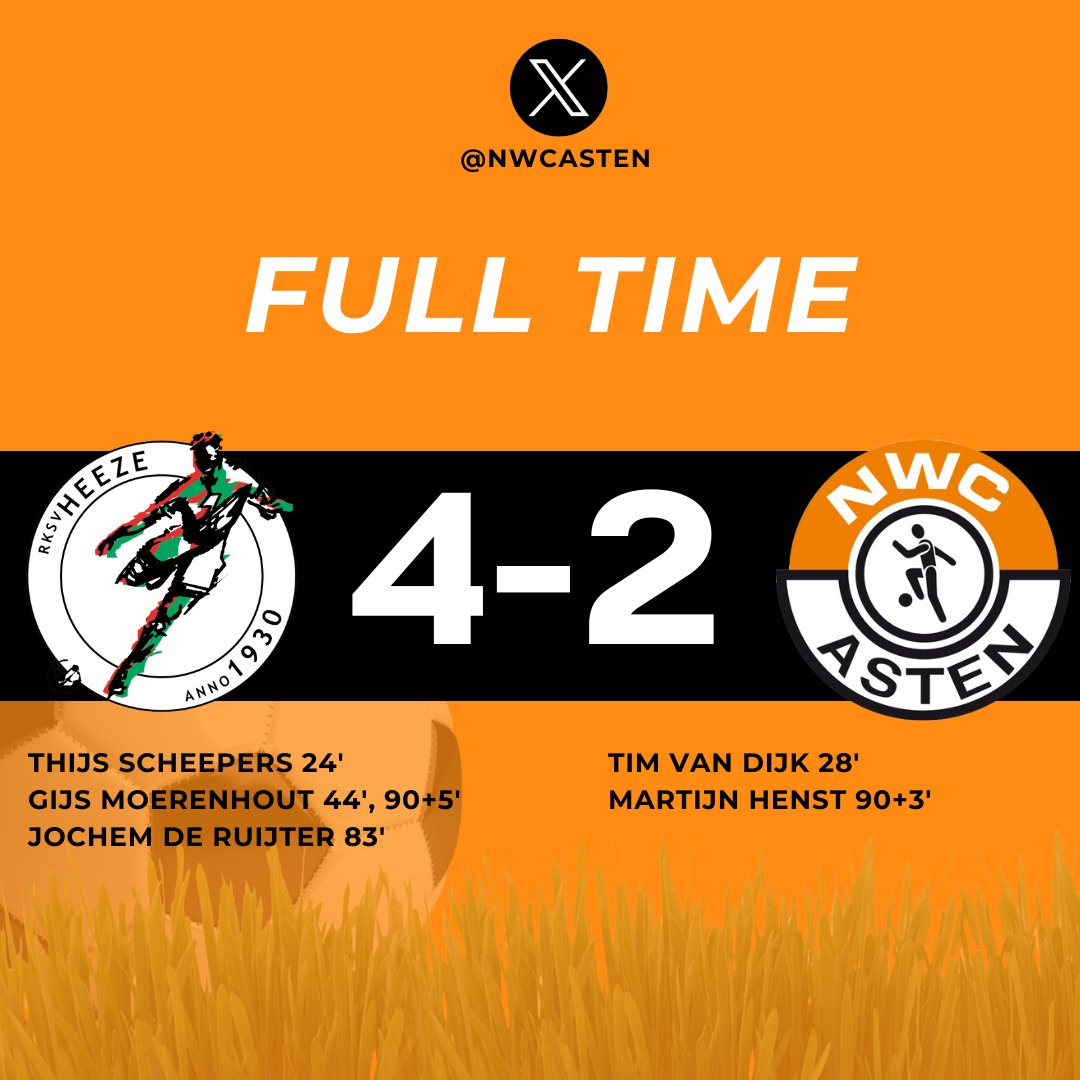 NWC afgetroefd door Heeze