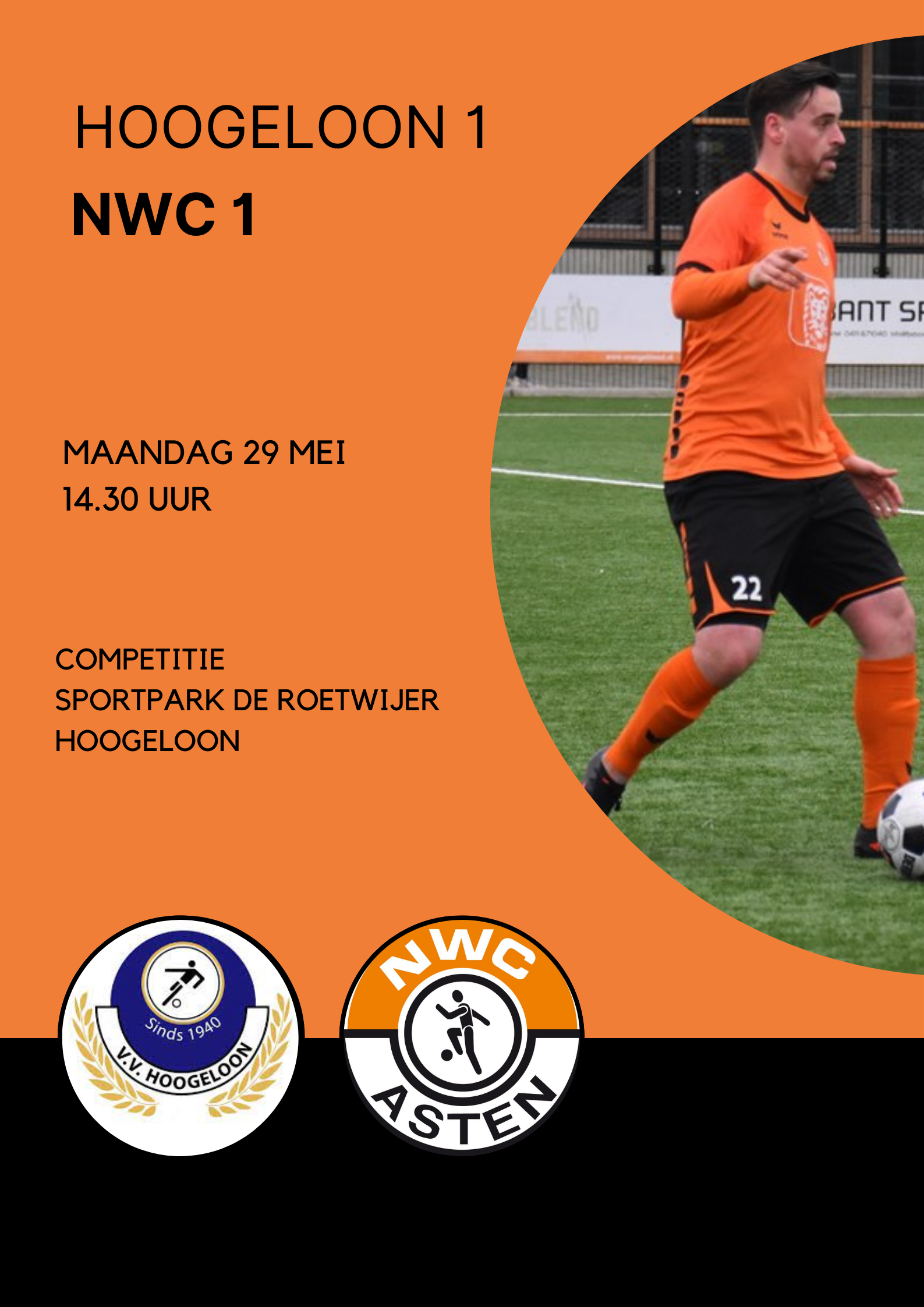 NWC eindigt seizoen met gelijkspel tegen Hoogeloon