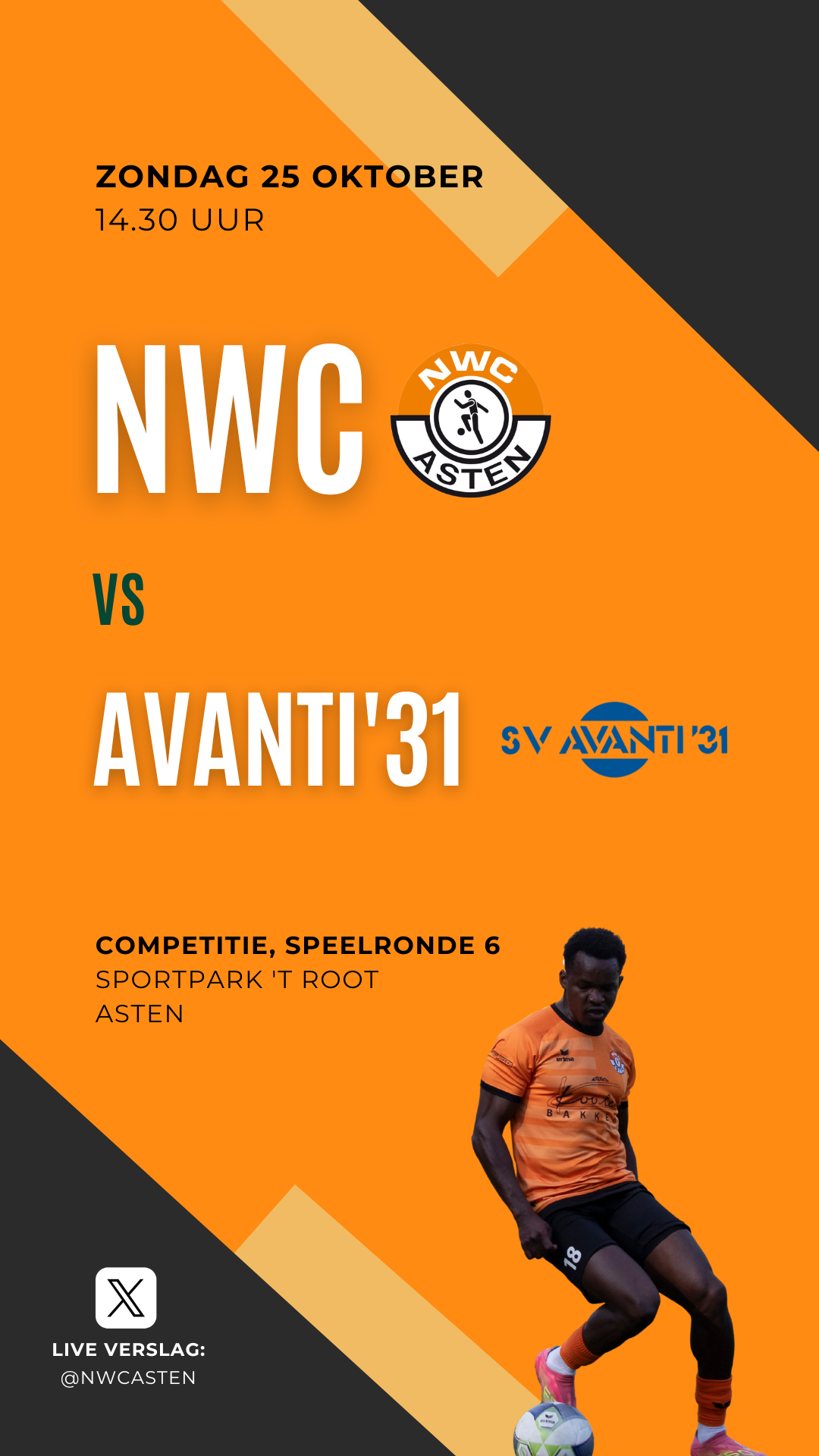 NWC op jacht naar volgend resultaat tegen Avanti’31