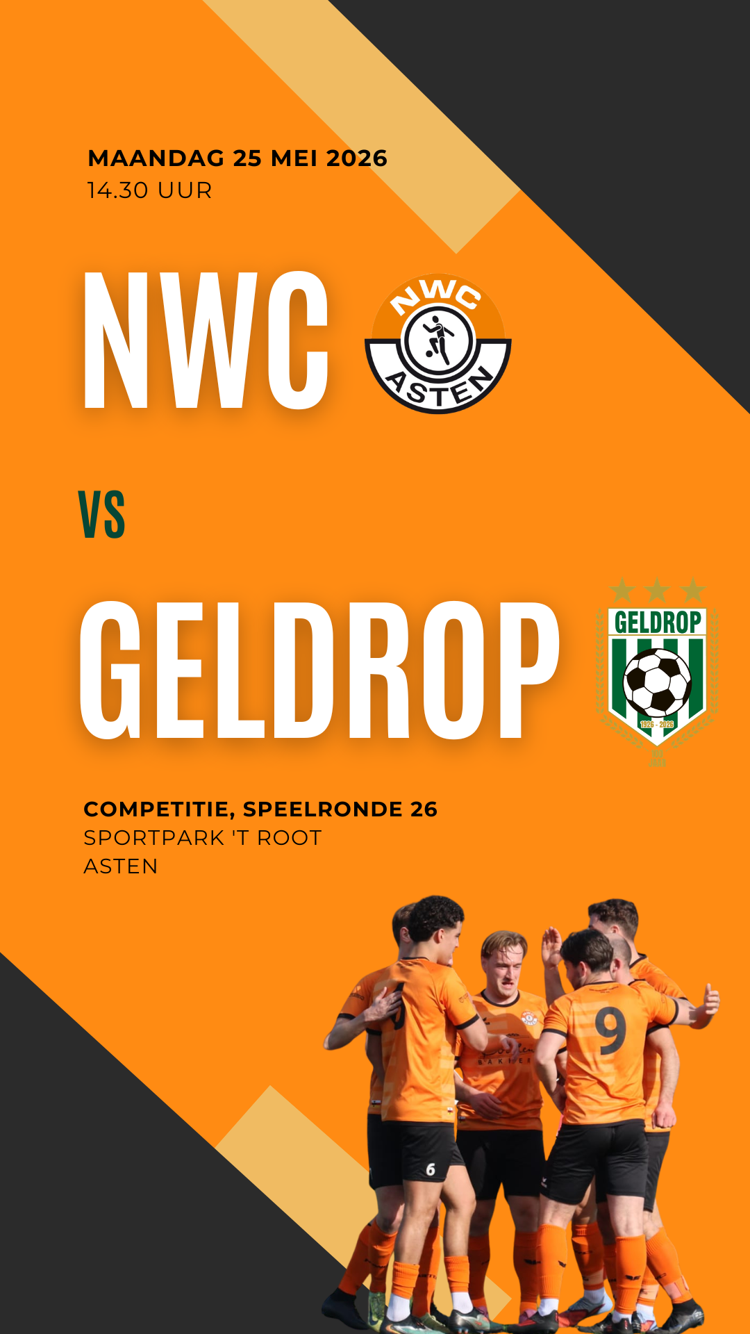 NWC moet op slotdag nog aan de bak tegen Geldrop