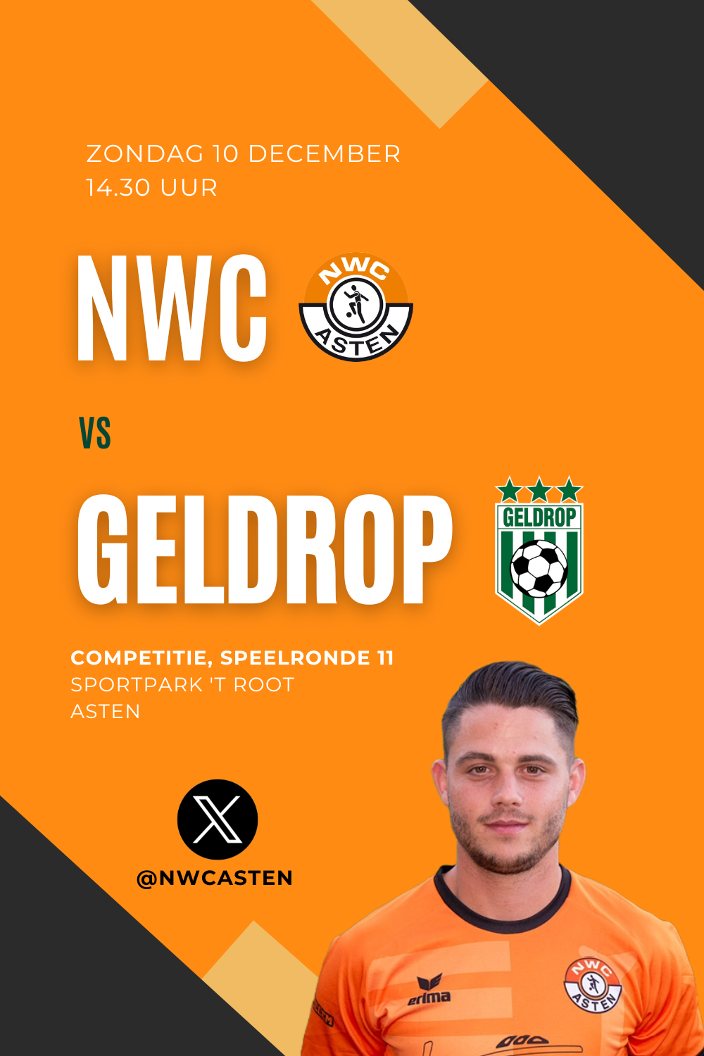 NWC sluit 2023 af met thuisduel tegen Geldrop