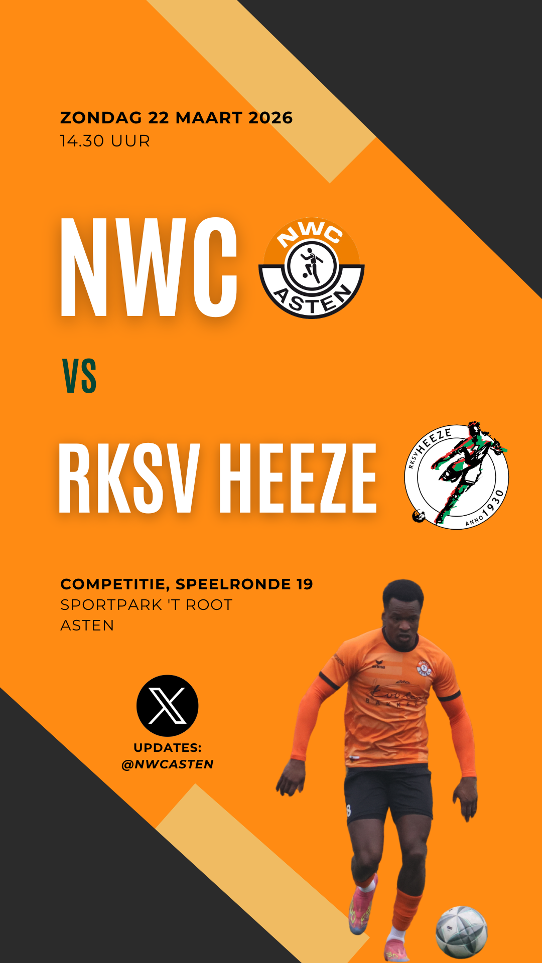 NWC krijgt nummer acht Heeze op bezoek