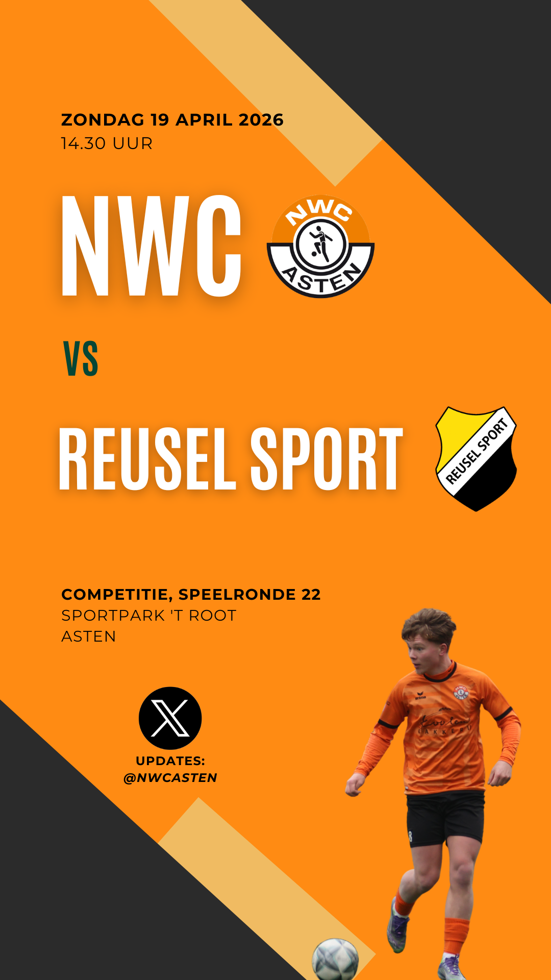 NWC wil zich herpakken tegen Reusel Sport