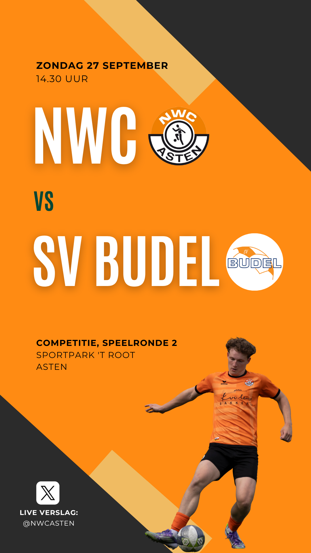 NWC speelt eerste thuisduel tegen SV Budel