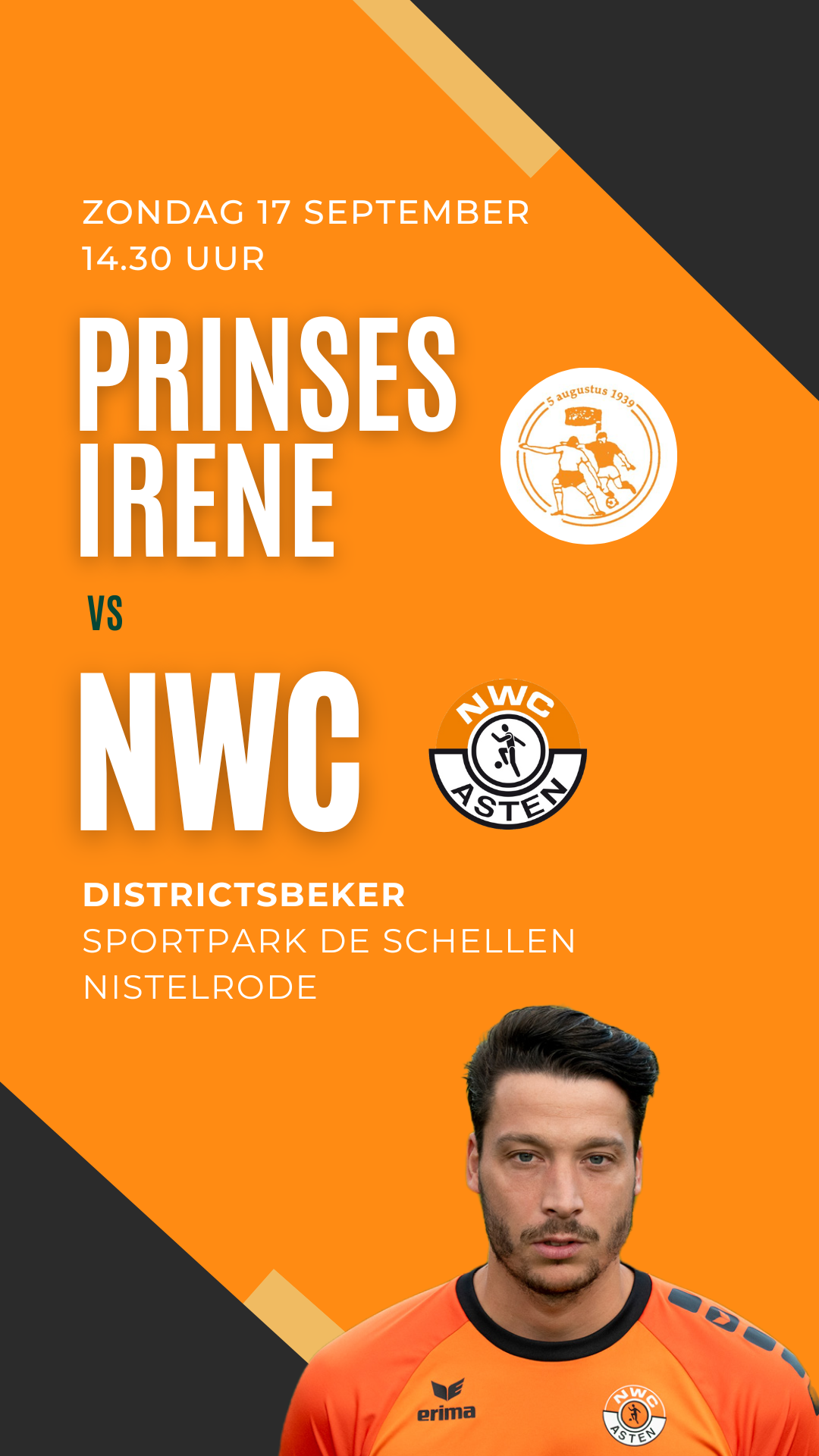NWC bekert verder na gelijkspel tegen Prinses Irene