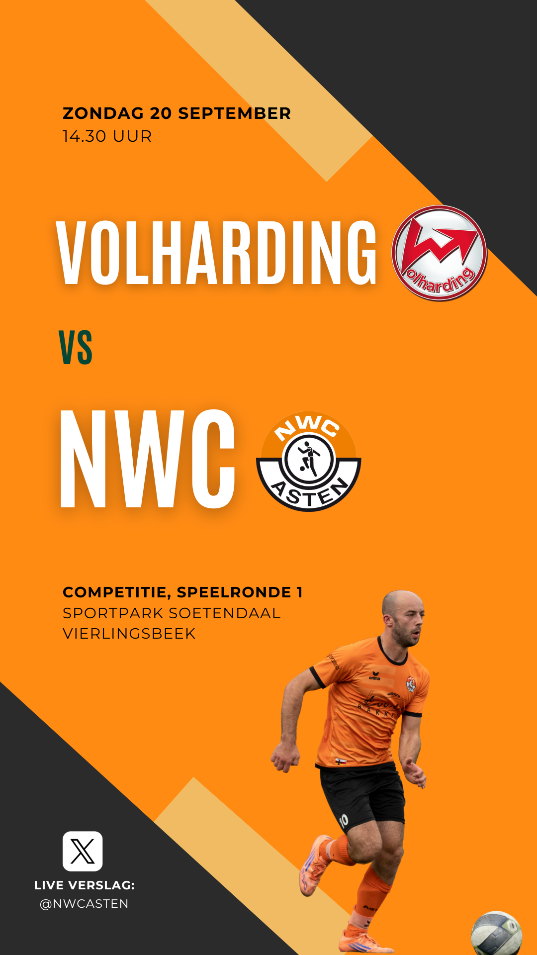NWC opent competitie uit tegen Volharding